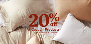 Just A Few More Days for our Coyuchi 20% off Sale!