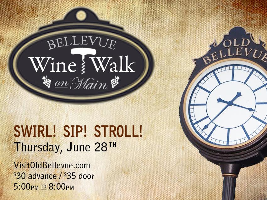 Come see us at the Bellevue Wine Walk!