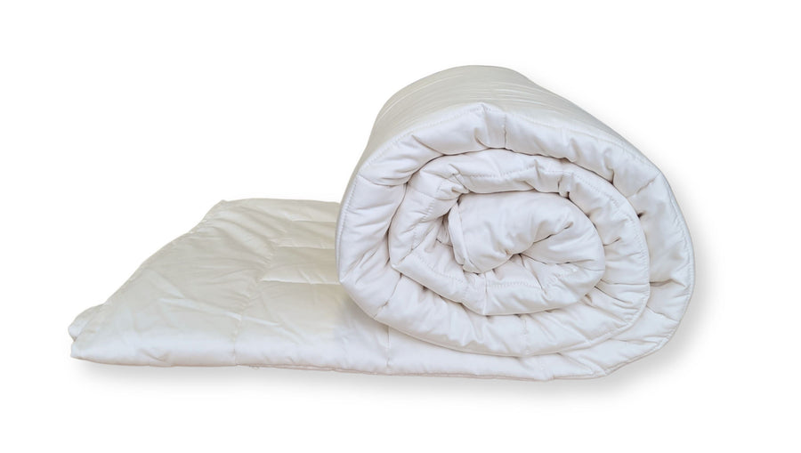 Soaring Heart Natural Beds Organic Quilted Cotton Comforter - Clearance