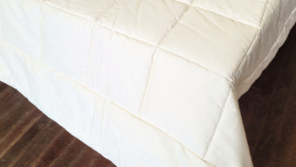 Organic Quilted Cotton Comforter - Clearance