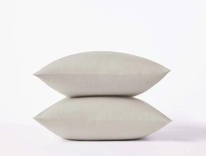 Coyuchi Stone Refined Organic Percale Sheet Set