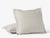 Coyuchi Euro Sham Stone Refined Organic Percale Duvet Cover