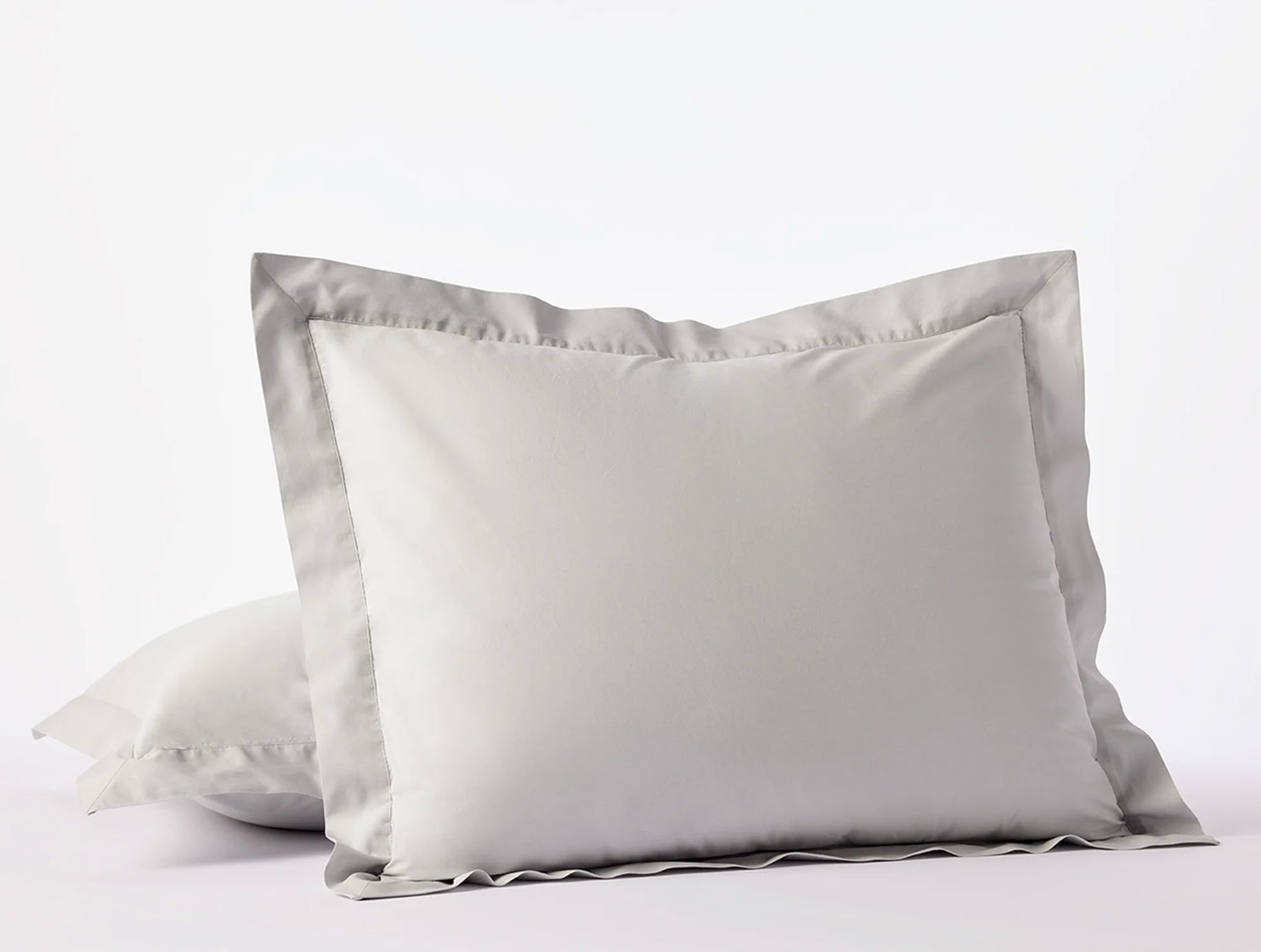 Coyuchi King Sham Seal Refined Organic Percale Duvet Cover