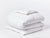 Coyuchi King CalKing Alpine White Refined Organic Percale Duvet Cover