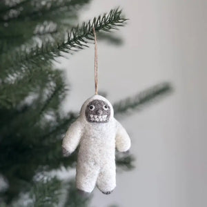 Ganapati Yeti Felt Ornament