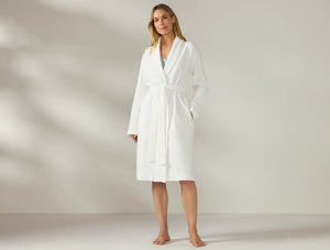 Coyuchi Alpine White Women's Adriatic Organic Robe