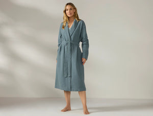 Coyuchi River Women's Adriatic Organic Robe