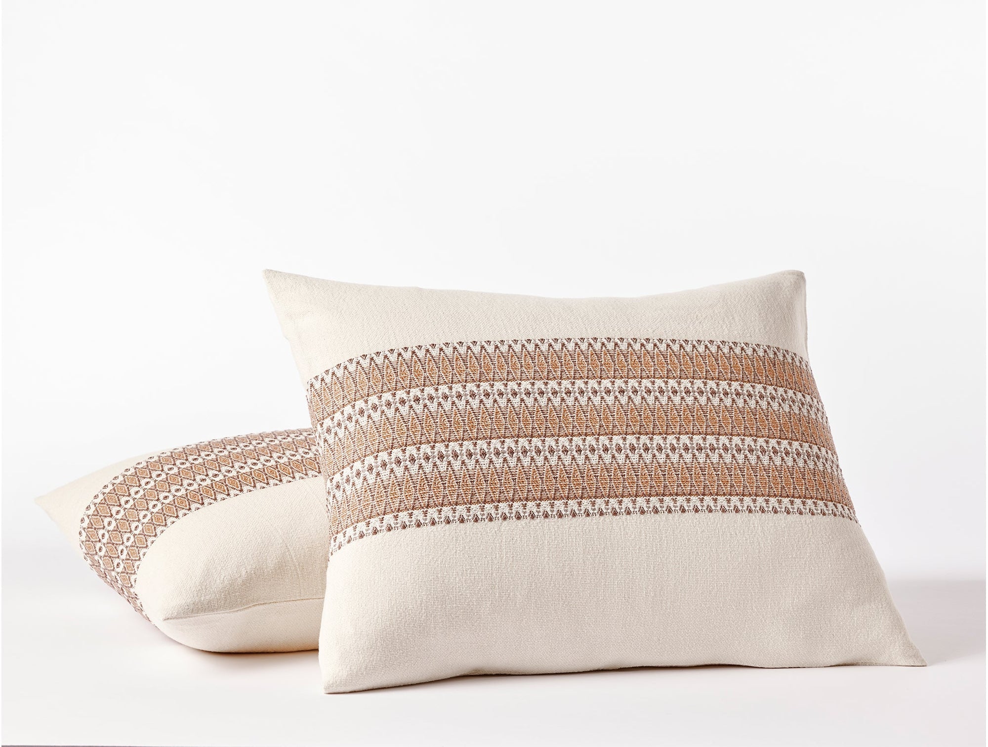 Coyuchi Shams- Standard Undyed w Redwood Lost Coast Organic Duvet Cover