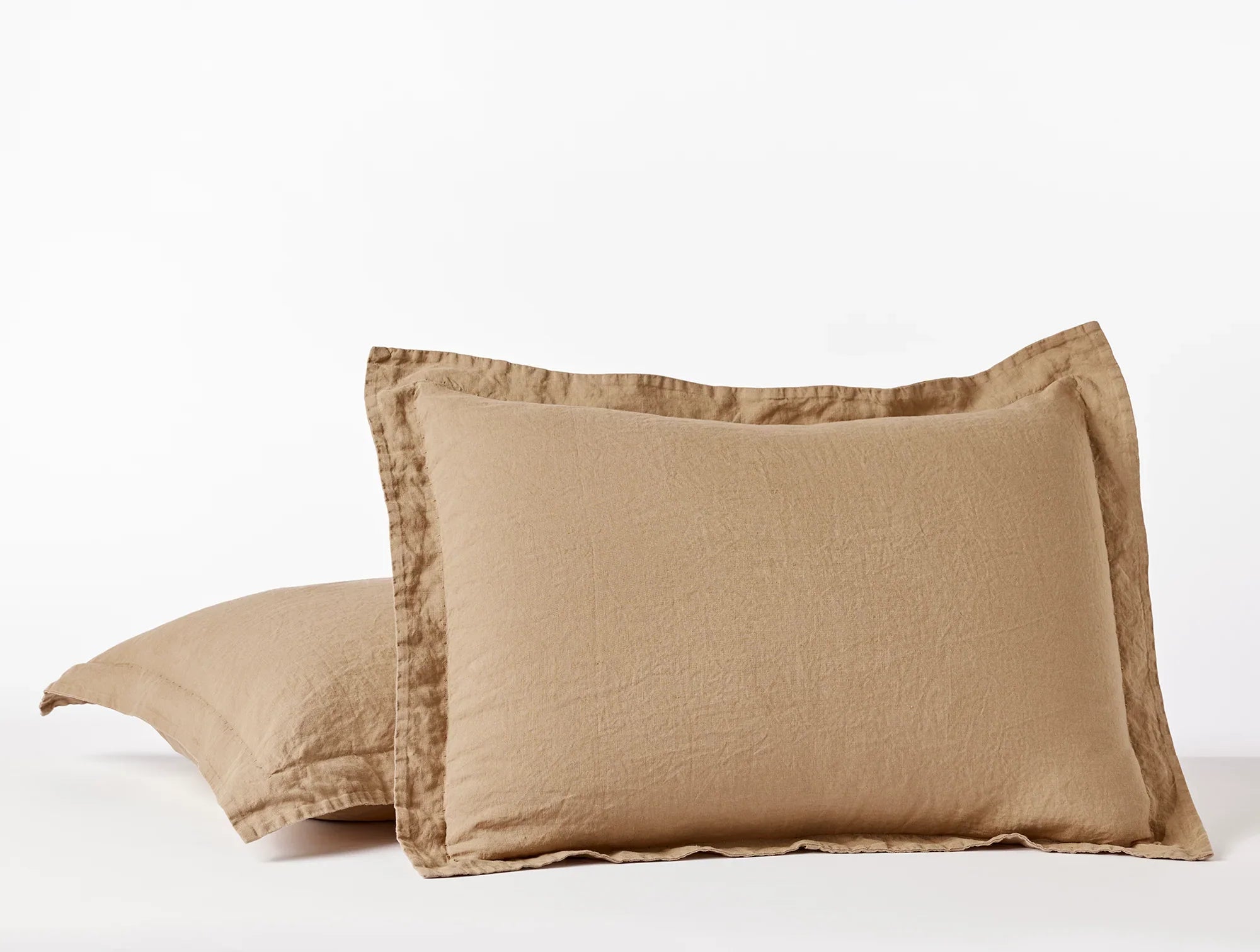 Coyuchi Standard Sham Doe Organic Relaxed Linen Duvet Cover