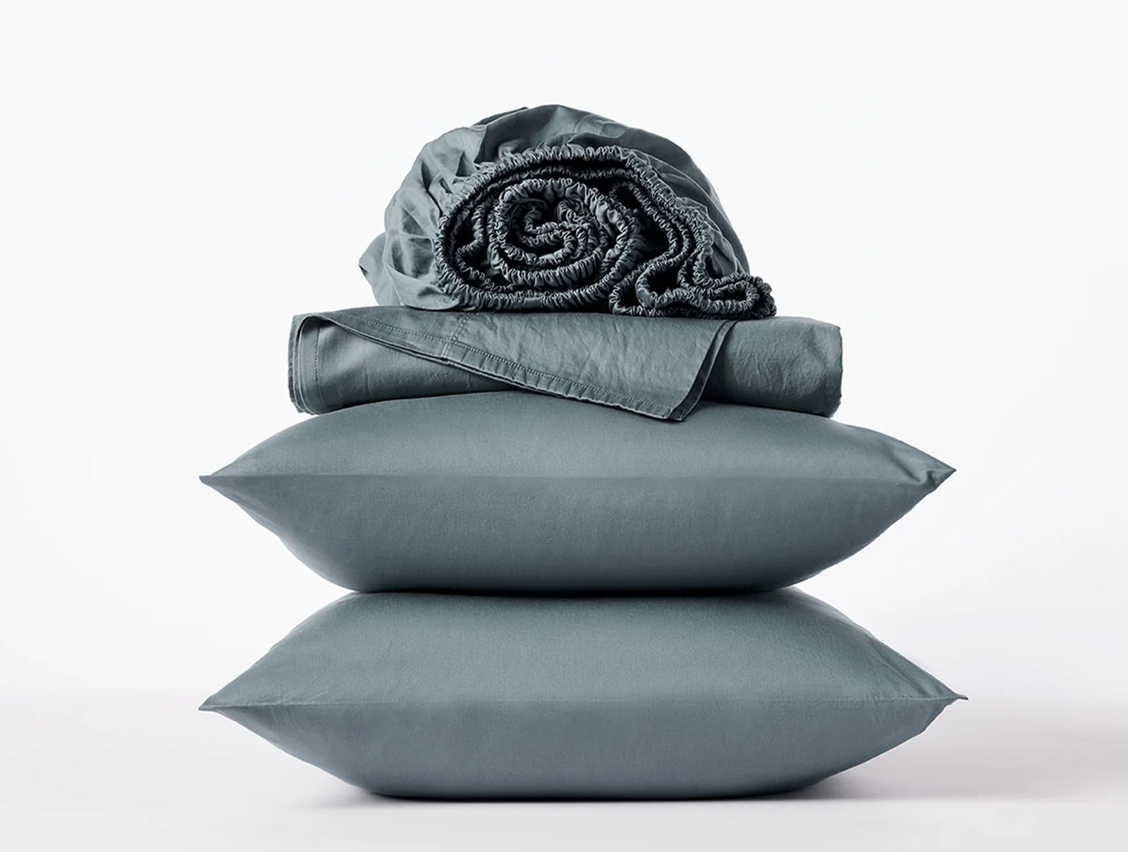 Coyuchi Alpine White Cloud Soft Organic Sateen Sheet Set