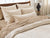 Cambria Embroidered Organic Linen Duvet Cover