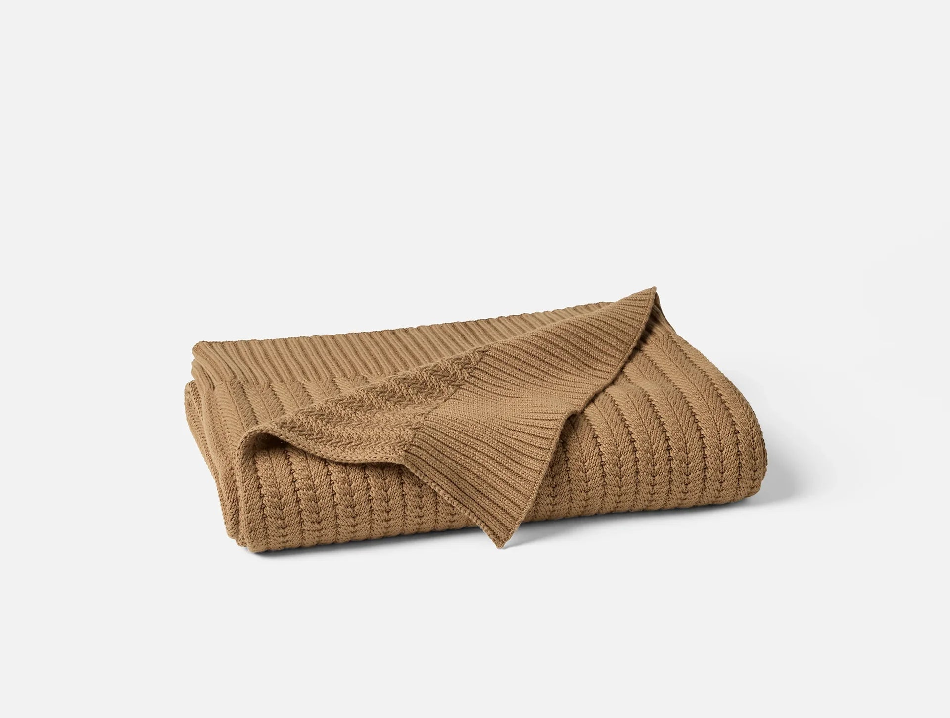 Coyuchi Throw Undyed Casa Loma Organic Knit Throw