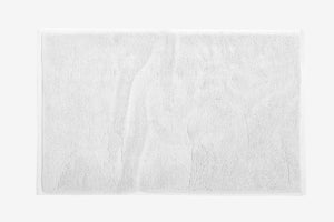 Coyuchi Bath Mat Alpine White Cloud Loom Organic Towels & Bath Mat