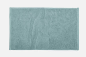 Coyuchi Bath Mat Pacific Blue Cloud Loom Organic Towels & Bath Mat