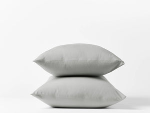 Coyuchi King Pillowcase Set Pewter Organic Crinkled Percale Sheet Set