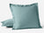Coyuchi Euro Sham Pacific Blue Refined Organic Percale Duvet Cover