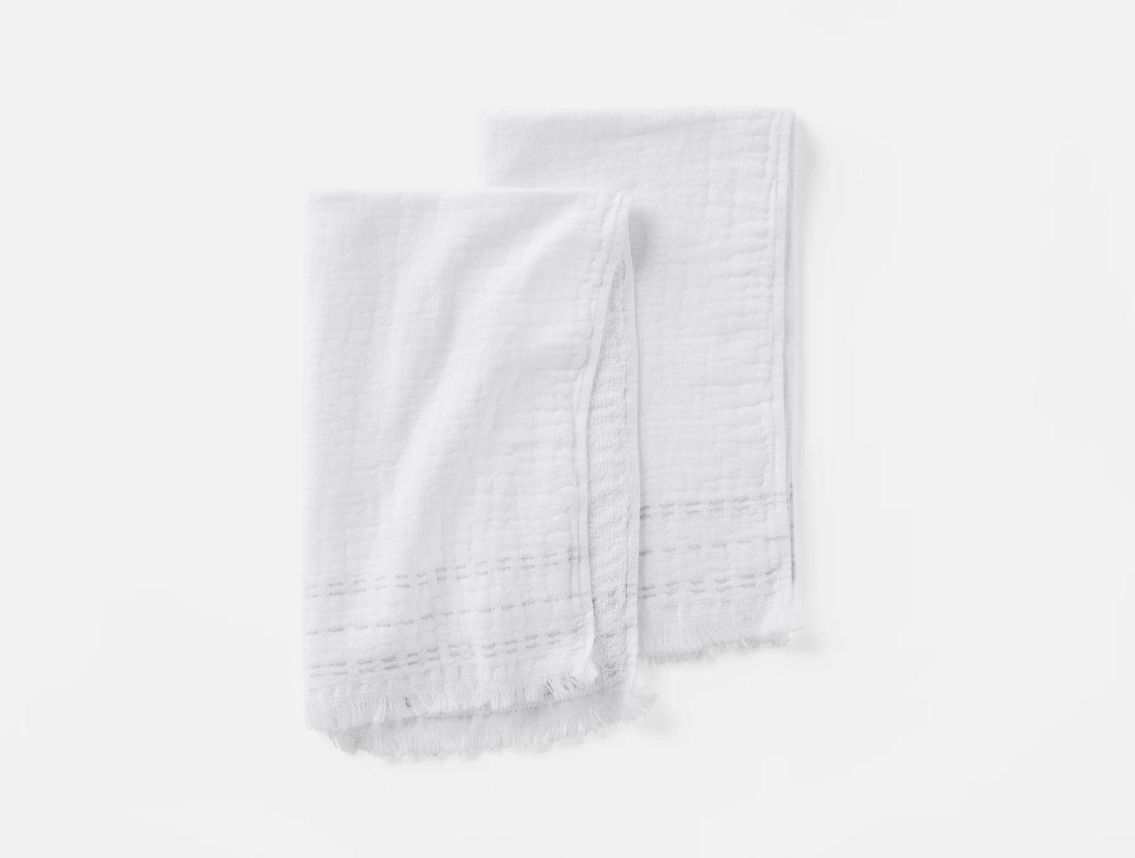 Coyuchi Undyed w Praline Alder Organic Hand Towel, Set of 2