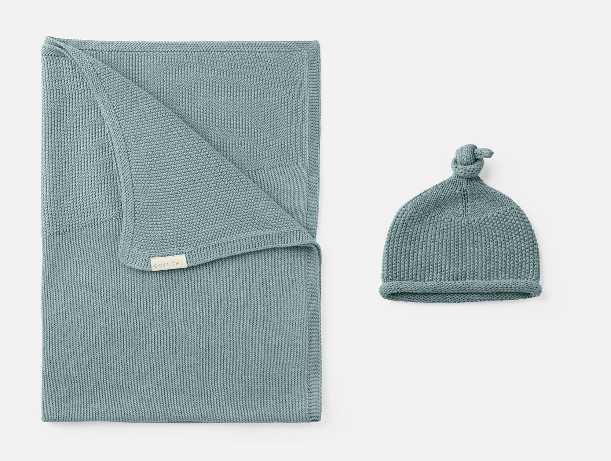 Coyuchi Ginger Arroyo Organic Knit Baby Gift Set