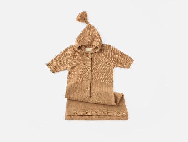 Coyuchi Arroyo Organic Knit Baby Snuggle Sack