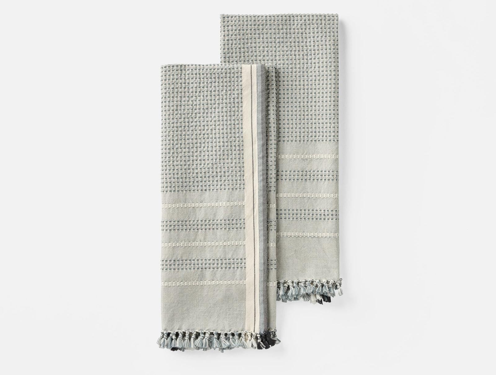 Coyuchi Hazel w Undyed Bay Organic Hand Towels, Set Of 2