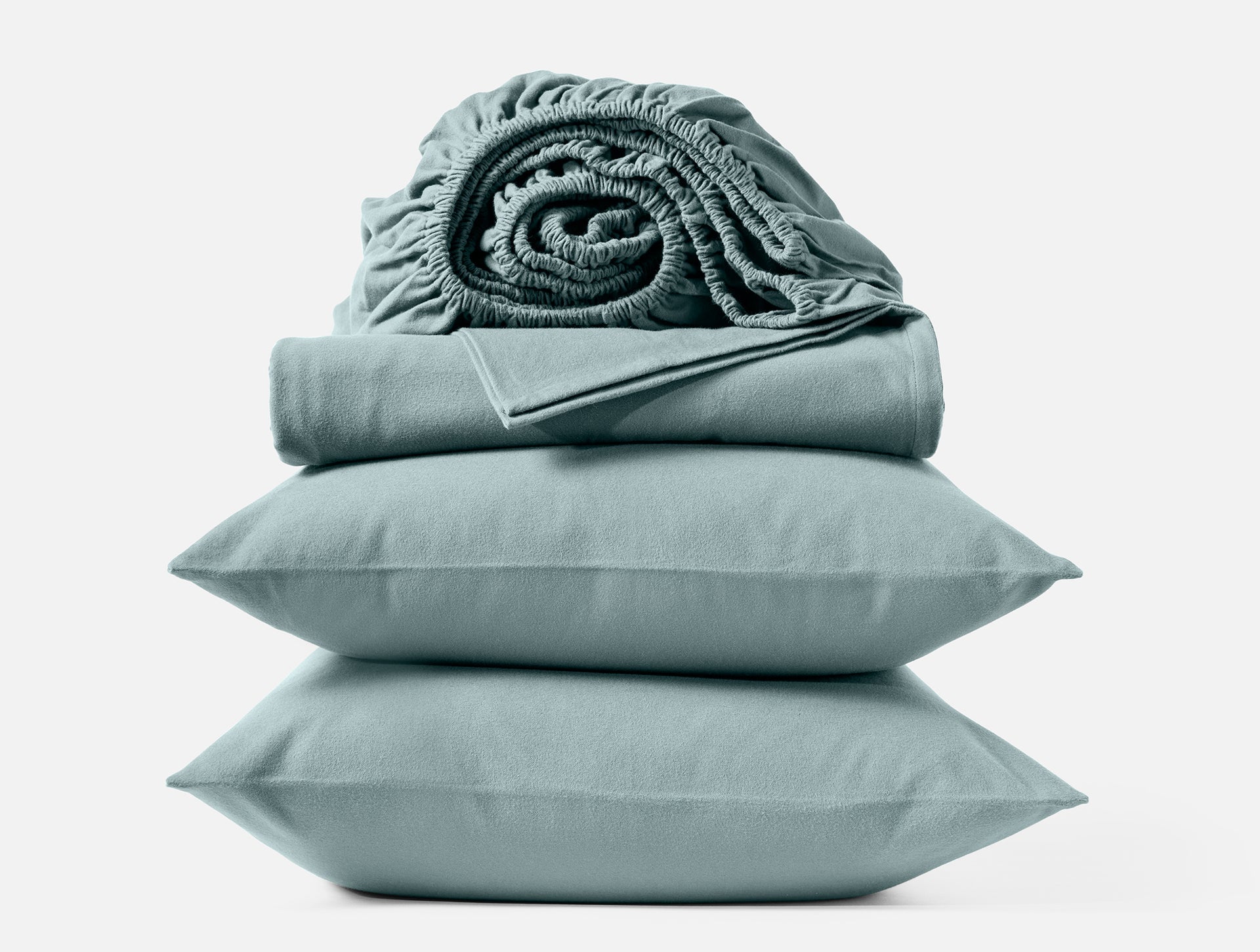 Coyuchi Cloud Brushed Organic Flannel Sheet Set