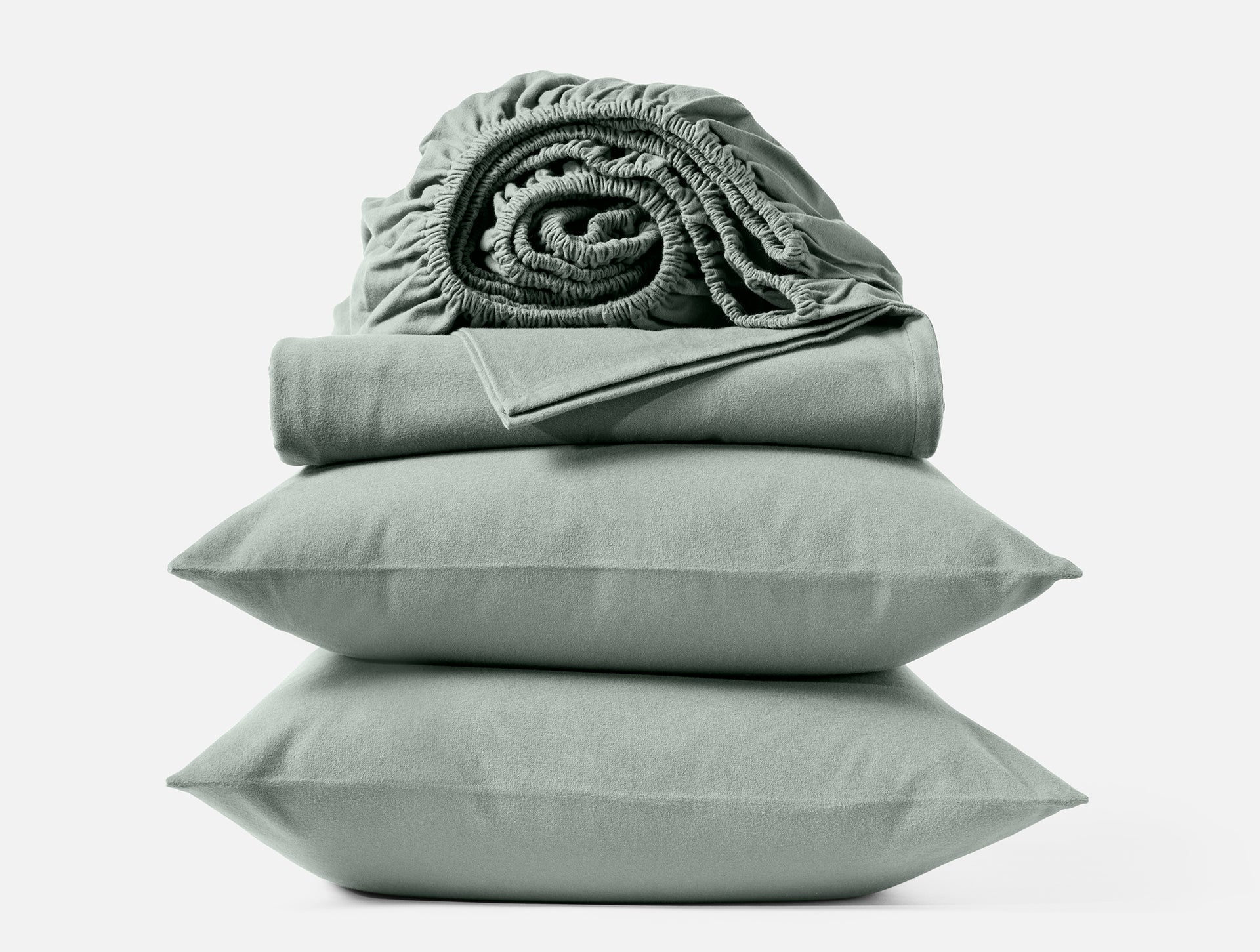 Coyuchi Cloud Brushed Organic Flannel Sheet Set