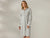 Coyuchi Gray Heather Women's Cloud Brushed Organic Flannel Nightshirt