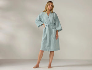 Coyuchi Small Surf Chambray Women’s Isla Organic Cotton Robe