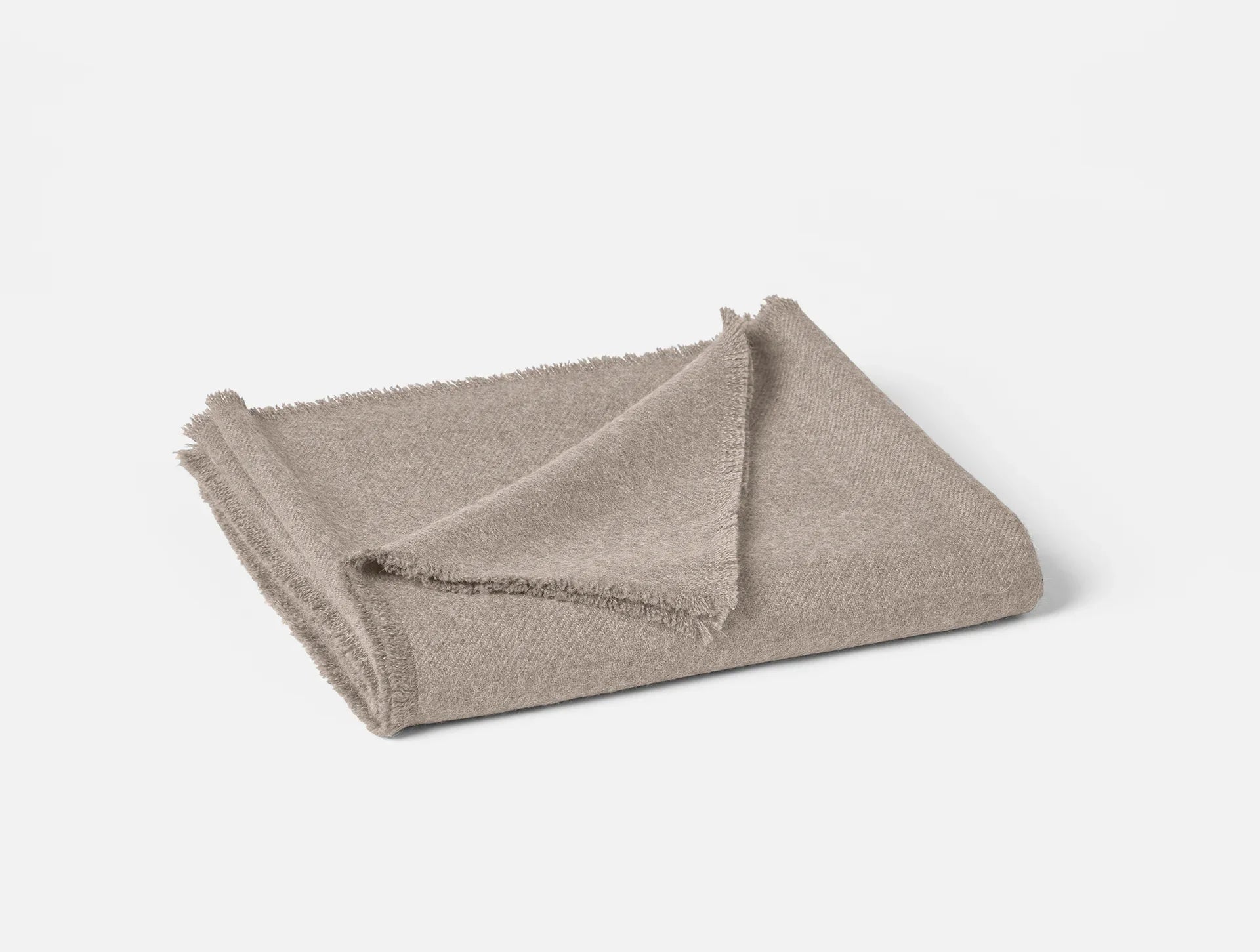 Coyuchi Throw Ivory Pacaya Baby Alpaca Throw