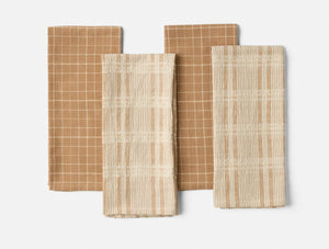 Clarendon Organic Kitchen Towels, Set of 4
