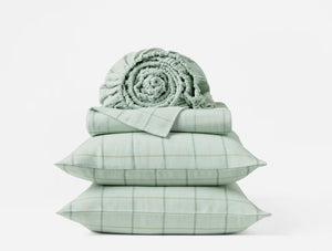 Cloud Brushed Organic Flannel Sheet Set