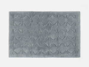 Coyuchi Rug 2'x3' Fossil Diamond Shag Organic Bath Rug