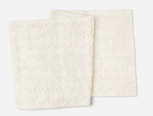 Coyuchi Runner 30"x72" Undyed Diamond Shag Organic Bath Rug