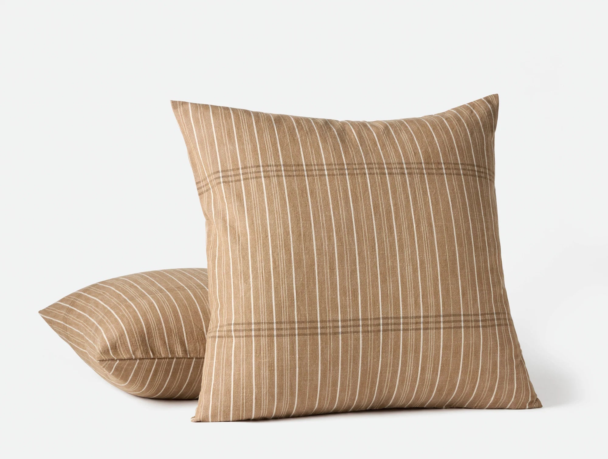 Coyuchi 22" x 22" Twilight Blue Fernwood Organic Decorative Pillow Cover