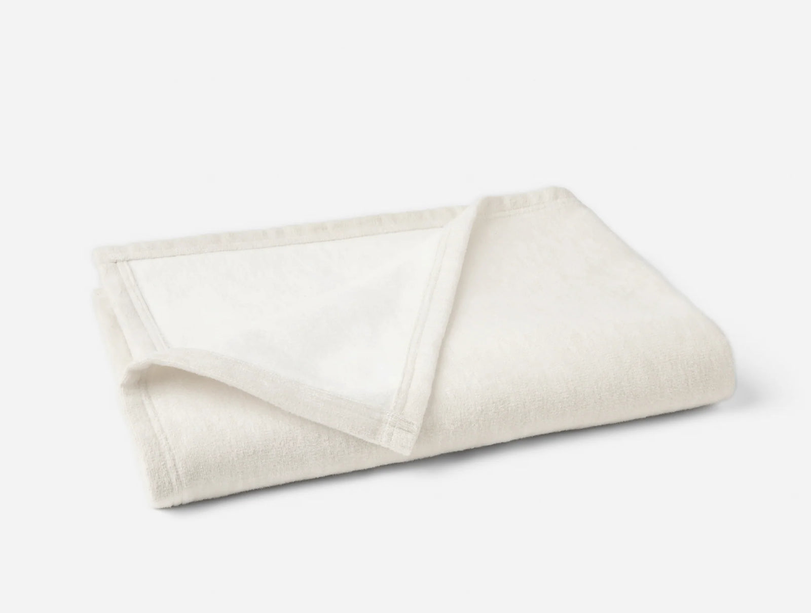 Coyuchi Throw Oatmeal Ivory Full Circle Recycled Cotton Blanket
