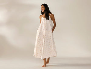 Coyuchi Large Praline Meadow Women’s Isla Organic Cotton Night Dress