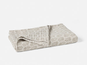 Coyuchi Throw Sand Chrysanthemum Mirada Organic Matelasse Blanket