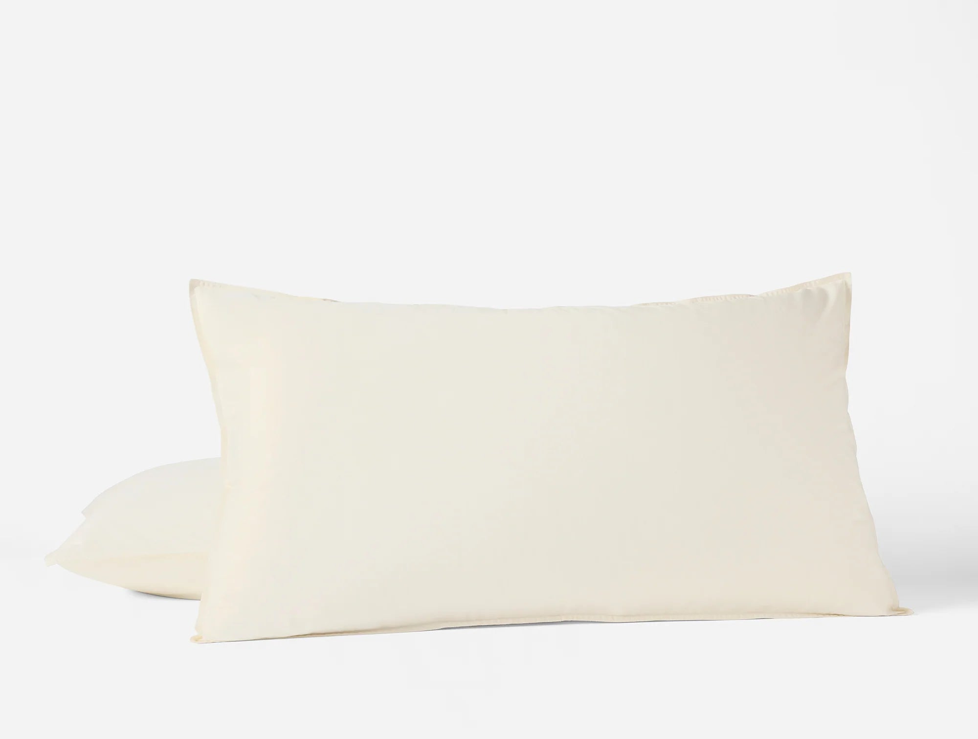 Coyuchi King Sham Undyed Organic Crinkled Percale Duvet Cover