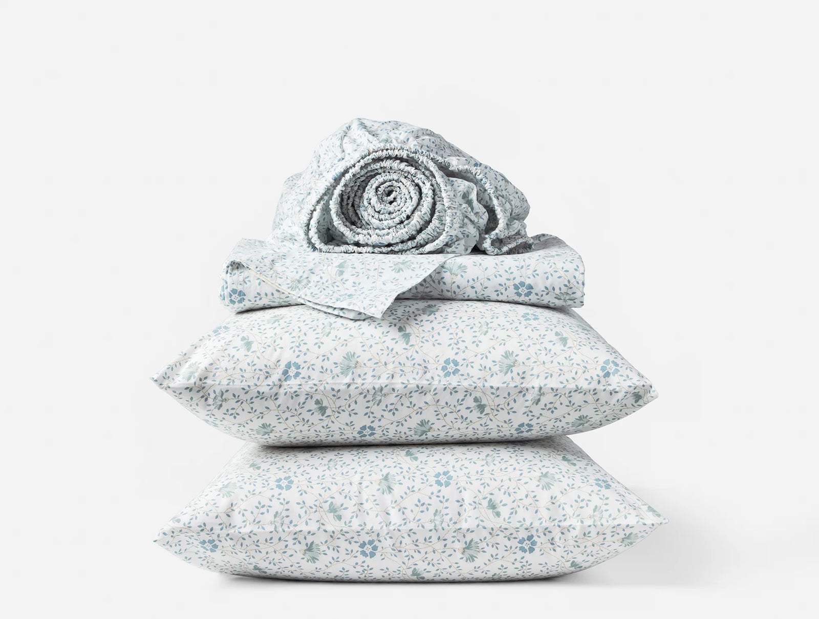 Coyuchi Organic Print Percale Sheet Set
