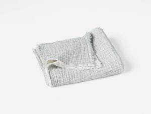 Coyuchi Baby Tidal Chambray Topanga Organic Matelasse Blanket