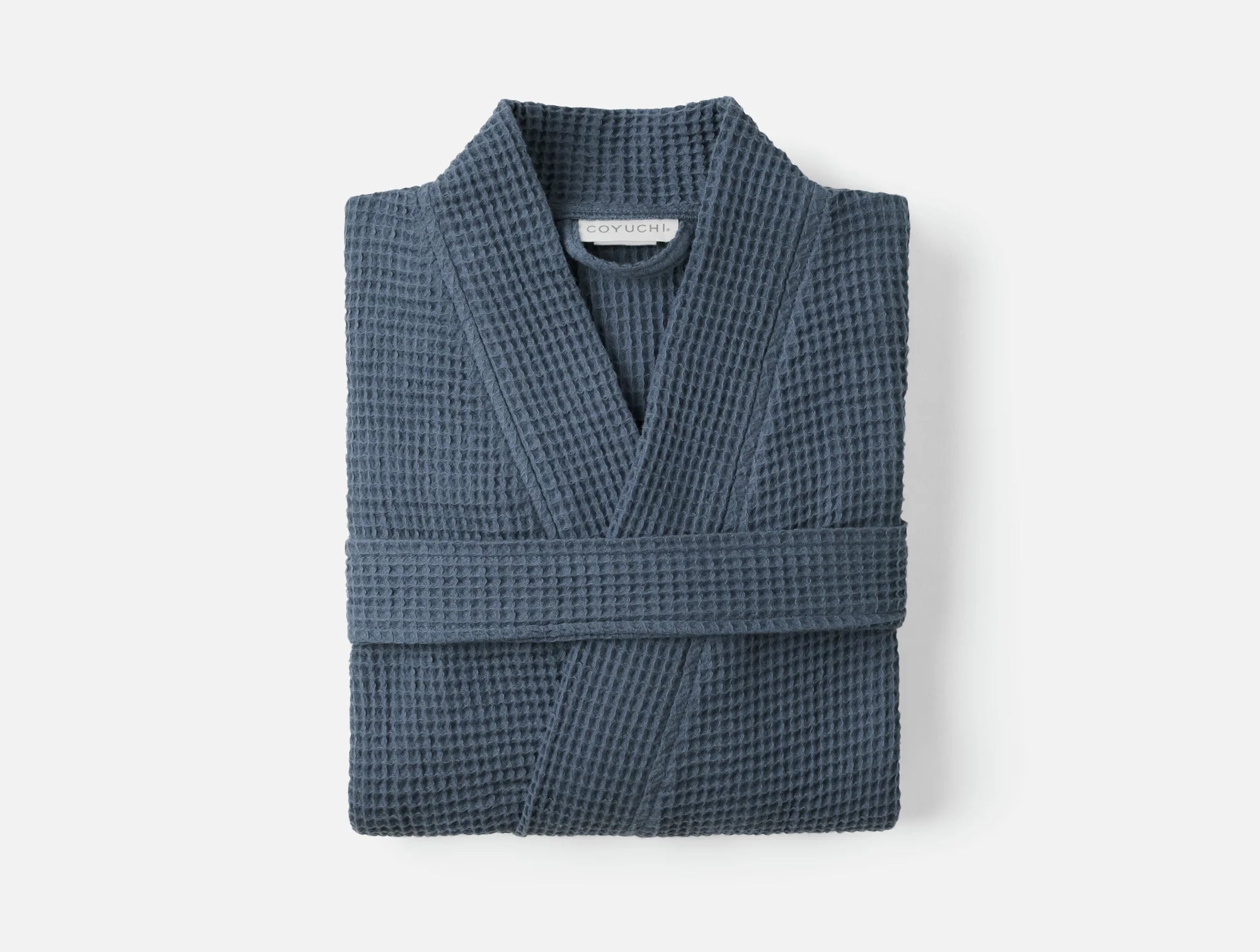 Coyuchi Large XLarge Neptune Unisex Organic Waffle Robe