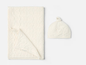 Coyuchi Undyed Wren Organic Knit Baby Gift Set