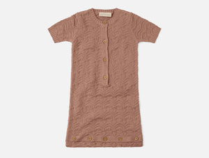 Coyuchi 0-6 Months Praline Wren Organic Knit Snuggle Sack