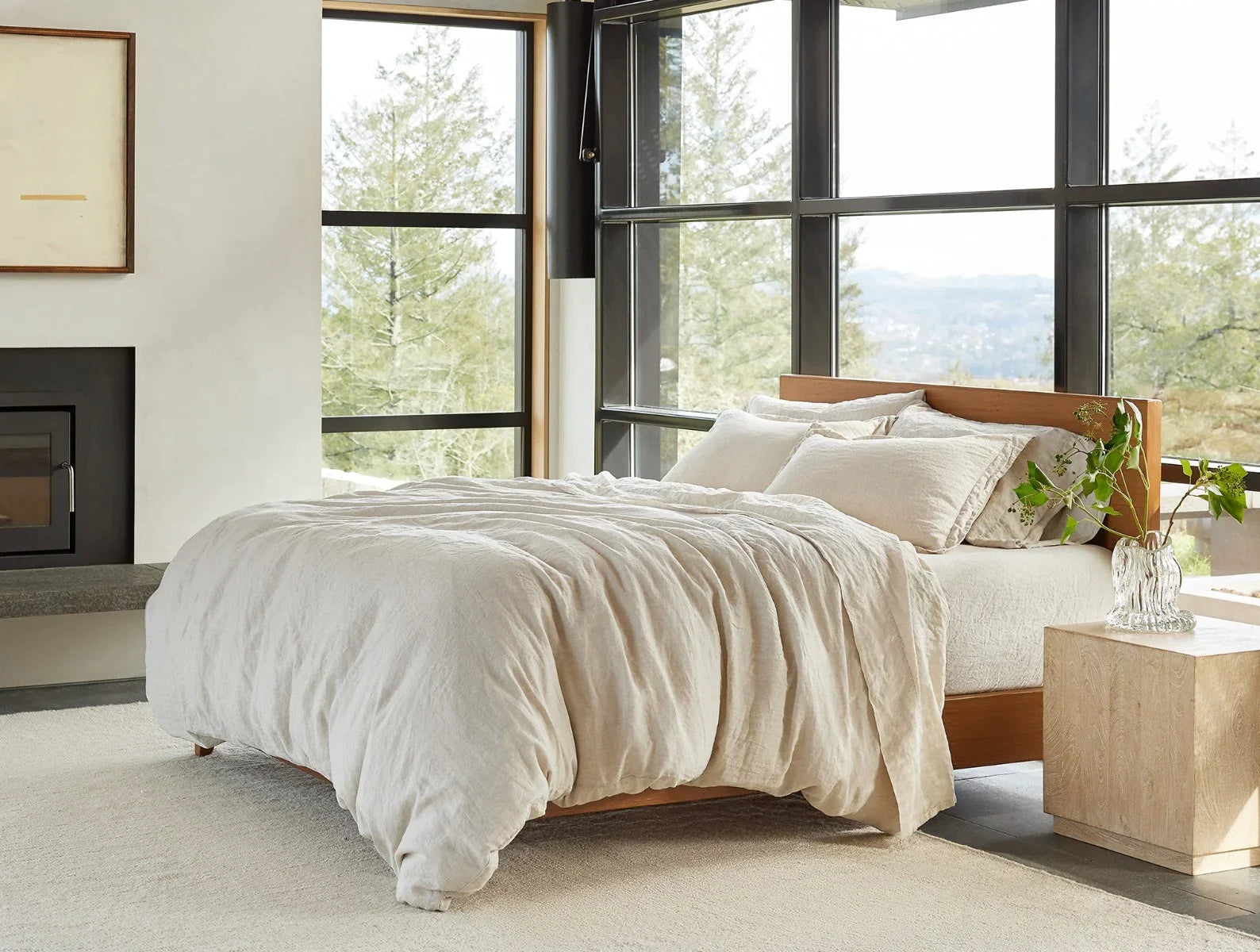 Coyuchi Organic Relaxed Linen Duvet Cover