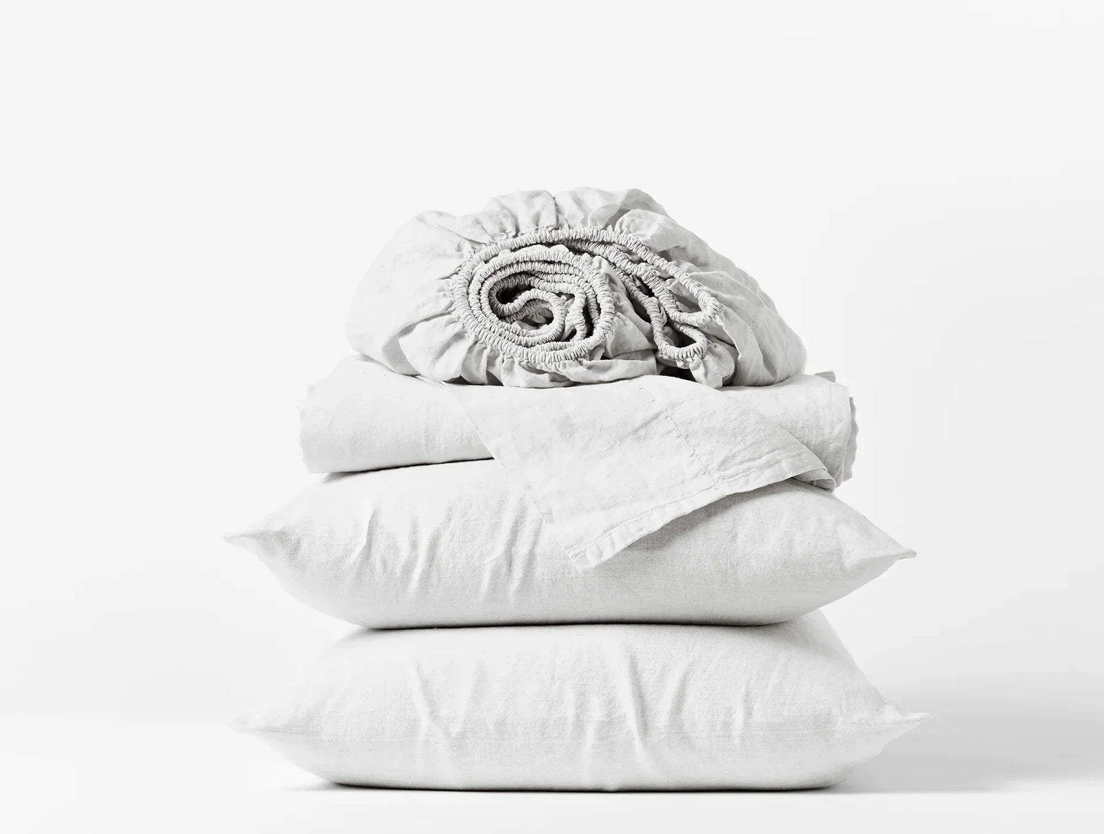 Coyuchi Organic Relaxed Linen Fitted Sheet