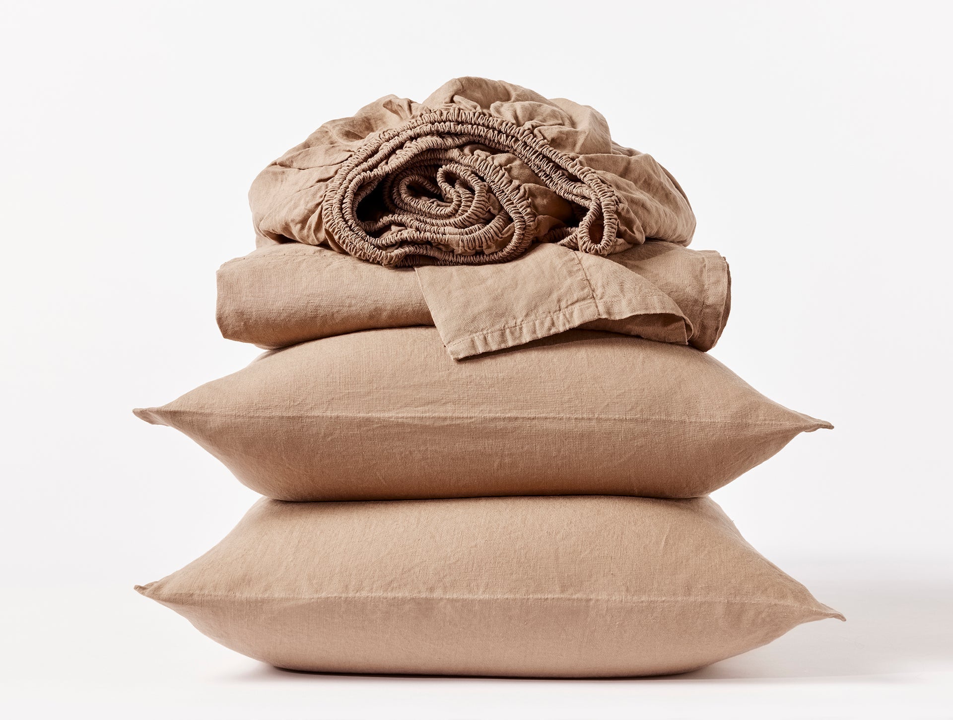 Coyuchi Organic Relaxed Linen Fitted Sheet