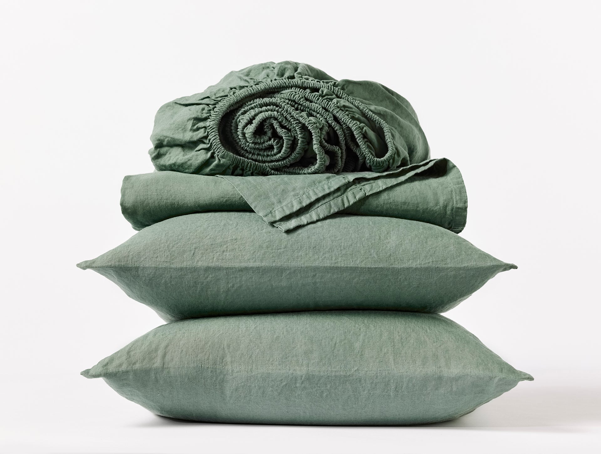 Coyuchi Organic Relaxed Linen Fitted Sheet