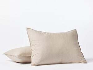 Organic Crinkled Percale Duvet Cover
