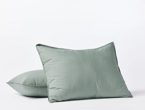 Organic Crinkled Percale Duvet Cover