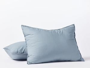 Organic Crinkled Percale Duvet Cover